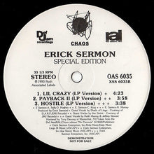 Load image into Gallery viewer, Erick Sermon : Special Edition (12&quot;, Promo, Smplr, S/Edition)