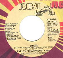 Load image into Gallery viewer, Evelyn &quot;Champagne&quot; King* : Shame (7&quot;, Mono, Promo)