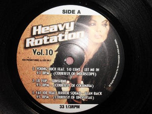 Various : Heavy Rotation Vol. 10 (12", Mixed, Promo)