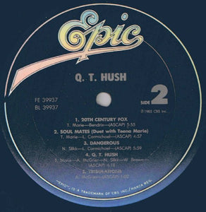 Q.T. Hush : Q.T. Hush (LP, Album)