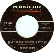 Load image into Gallery viewer, George Jones (2) : Walk Through This World With Me (7", Single, Styrene, She)