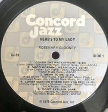 Load image into Gallery viewer, Rosemary Clooney : Here's To My Lady (LP, Album)