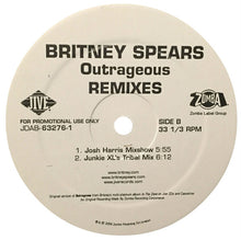 Load image into Gallery viewer, Britney Spears : Outrageous (Remixes) (12&quot;, Promo)