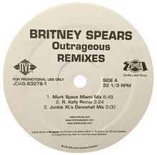 Load image into Gallery viewer, Britney Spears : Outrageous (Remixes) (12&quot;, Promo)