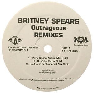 Britney Spears : Outrageous (Remixes) (12", Promo)