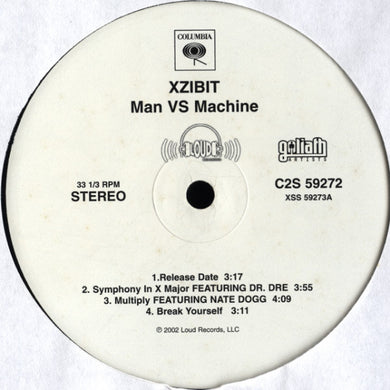 Xzibit : Man VS Machine (2xLP, Album, Promo, Cle)