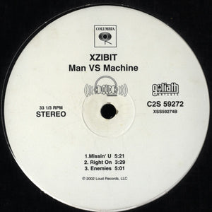 Xzibit : Man VS Machine (2xLP, Album, Promo, Cle)