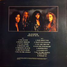Load image into Gallery viewer, Slaughter : Stick It To Ya (LP, Album, Club, Col)
