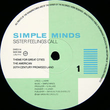 Load image into Gallery viewer, Simple Minds : Sister Feelings Call (LP, Album, Tow)