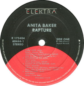 Anita Baker : Rapture (LP, Album, Club)