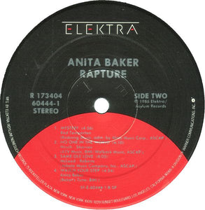 Anita Baker : Rapture (LP, Album, Club)