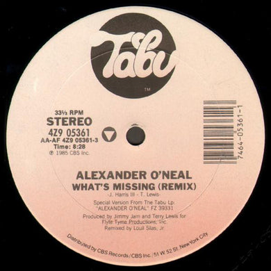 Alexander O'Neal : What's Missing (12