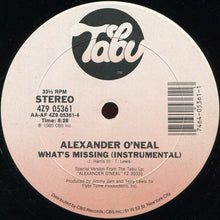 Load image into Gallery viewer, Alexander O&#39;Neal : What&#39;s Missing (12&quot;, Pit)