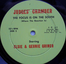 Load image into Gallery viewer, Elsie Griner, Jr. And Geunie Griner : The Focus Is On The South (Where The Reaction Is) (LP, Album)