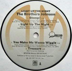 The Brothers Johnson* : Light Up The Night (LP, Album, Ter)