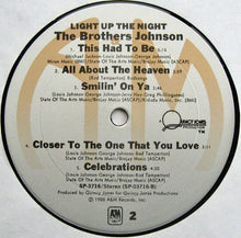 Load image into Gallery viewer, The Brothers Johnson* : Light Up The Night (LP, Album, Ter)