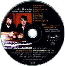 Load image into Gallery viewer, Tony Monaco Trio With Special Guests: Joey DeFrancesco Trio : A New Generation - Peasanos On The New B3  (CD, Album)
