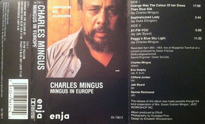 Charles Mingus : Mingus In Europe (Cass, Album, RE)