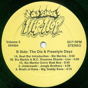 Various : Old School Hip-Hop Volume 5 (12", Unofficial)