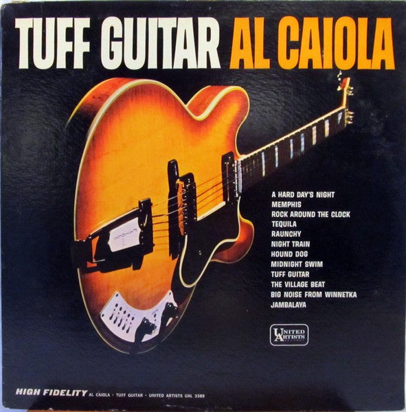 Al Caiola : Tuff Guitar (LP, Album, Mono)