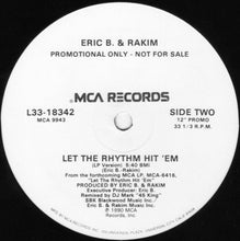 Load image into Gallery viewer, Eric B. &amp; Rakim : Let The Rhythm Hit &#39;Em (12&quot;, Promo)