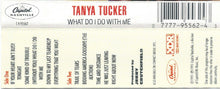 Load image into Gallery viewer, Tanya Tucker : What Do I Do With Me (Cass, Album, Dol)