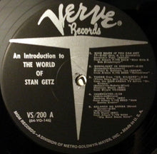 Load image into Gallery viewer, Stan Getz : A Stan Getz Sampler: An Introduction To The World Of Stan Getz (LP, Comp, Mono, Smplr)
