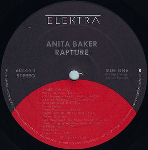 Anita Baker : Rapture (LP, Album, AR)