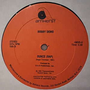 Bobby Demo* : More Ounce (Rap) (12")