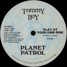 Load image into Gallery viewer, Planet Patrol : Play At Your Own Risk (12", Single)