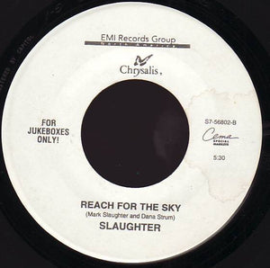 Slaughter : Days Gone By / Reach For The Sky (7", Single, Jukebox)