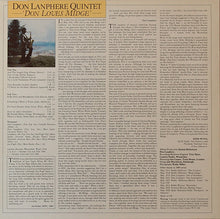 Load image into Gallery viewer, Don Lanphere Quintet With Jon Pugh (2) : Don Loves Midge (LP, Album)