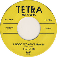Load image into Gallery viewer, Bill Flagg : Go Cat, Go / A Good Woman's Leavin' (7", Single)
