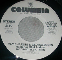 Load image into Gallery viewer, Ray Charles : We Didn&#39;t See A Thing  (7&quot;, Single, Promo)