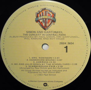 Simon & Garfunkel : The Concert In Central Park (2xLP, Album, Club)