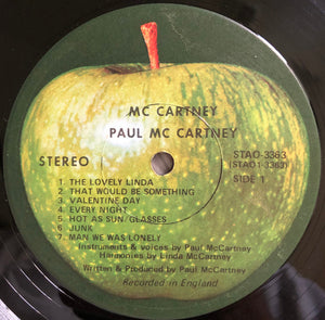 McCartney* : McCartney (LP, Album, Win)