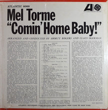 Load image into Gallery viewer, Mel Torme* : Comin&#39; Home Baby! (LP, Album, Mono, M/Print)