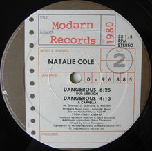 Load image into Gallery viewer, Natalie Cole : Dangerous (Extended Dance Remix) (12", Single, SRC)