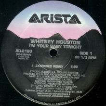 Load image into Gallery viewer, Whitney Houston : I&#39;m Your Baby Tonight (12&quot;)