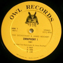 Load image into Gallery viewer, Tod Dockstader &amp; James Reichert : Omniphony 1 (LP)