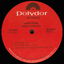 Load image into Gallery viewer, Ginger Baker : At His Best (2xLP, Comp, Top)