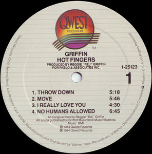 Griffin* : Hot Fingers (LP, Album)