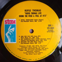 Load image into Gallery viewer, Rufus Thomas : Rufus Thomas Live Doing The Push &amp; Pull At P.J.'s (LP, Album)
