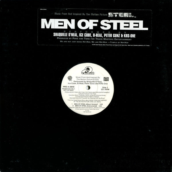 Shaquille O'Neal, Ice Cube, B-Real, Peter Gunz, KRS-One : Men Of Steel (12
