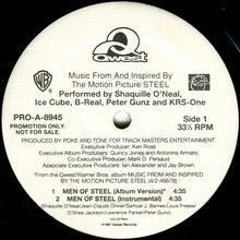 Load image into Gallery viewer, Shaquille O&#39;Neal, Ice Cube, B-Real, Peter Gunz, KRS-One : Men Of Steel (12&quot;, Promo)