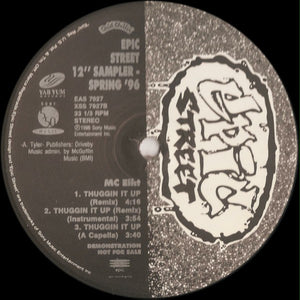 Kool G Rap, Nas / MC Eiht : Epic Street 12" Sampler Spring '96 (12", Promo)