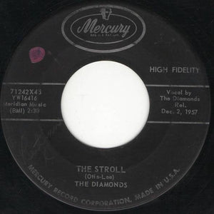 The Diamonds : The Stroll (7", Single, Ind)
