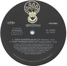Load image into Gallery viewer, Whodini : Keep Running Back (12")