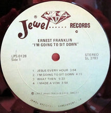 Load image into Gallery viewer, Ernest Franklin (2) : I'm Going To Sit Down (LP, Album)