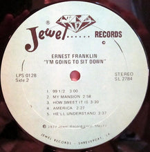 Load image into Gallery viewer, Ernest Franklin (2) : I'm Going To Sit Down (LP, Album)